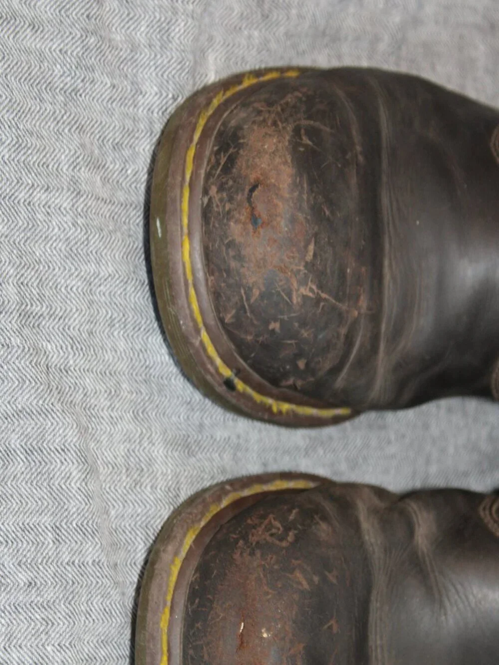 Dr. Martens Icon 2295 Industrial Steel Toe Brn Leather Work Boots, Men's Size 12